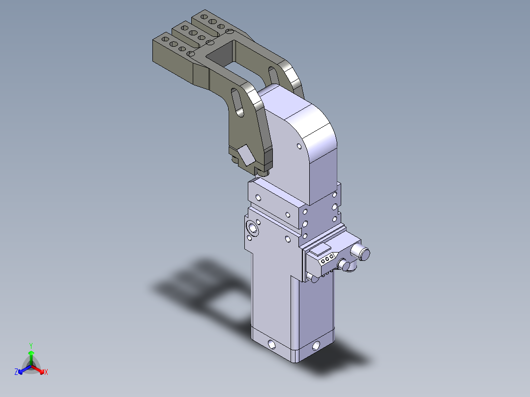德克斯TUNKERS气缸数模V40 BR2 T12 A50_A51_A52主视图
