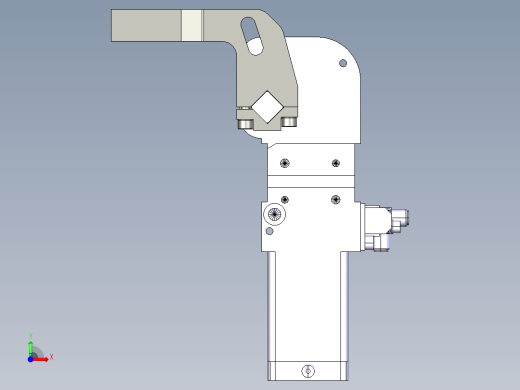 德克斯TUNKERS气缸数模V40 BR2 T12 A50_A51_A52前视缩略图