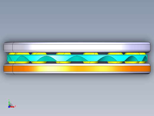 平面推力球轴承51108前视缩略图