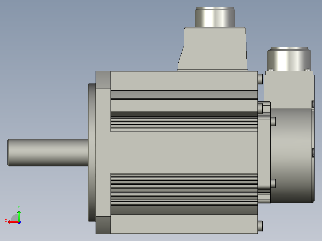 1000W MHME伺服马达后视图