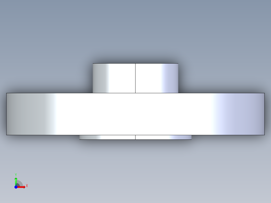 CPVC管件26-Sch80_Flange Vanstone_SOC_9854-005_0.5in前视图