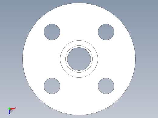CPVC管件26-Sch80_Flange Vanstone_SOC_9854-005_0.5in俯视缩略图