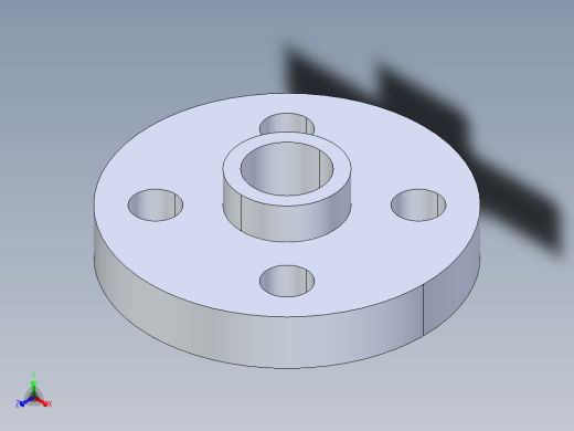 CPVC管件26-Sch80_Flange Vanstone_SOC_9854-005_0.5in正等轴测缩略图