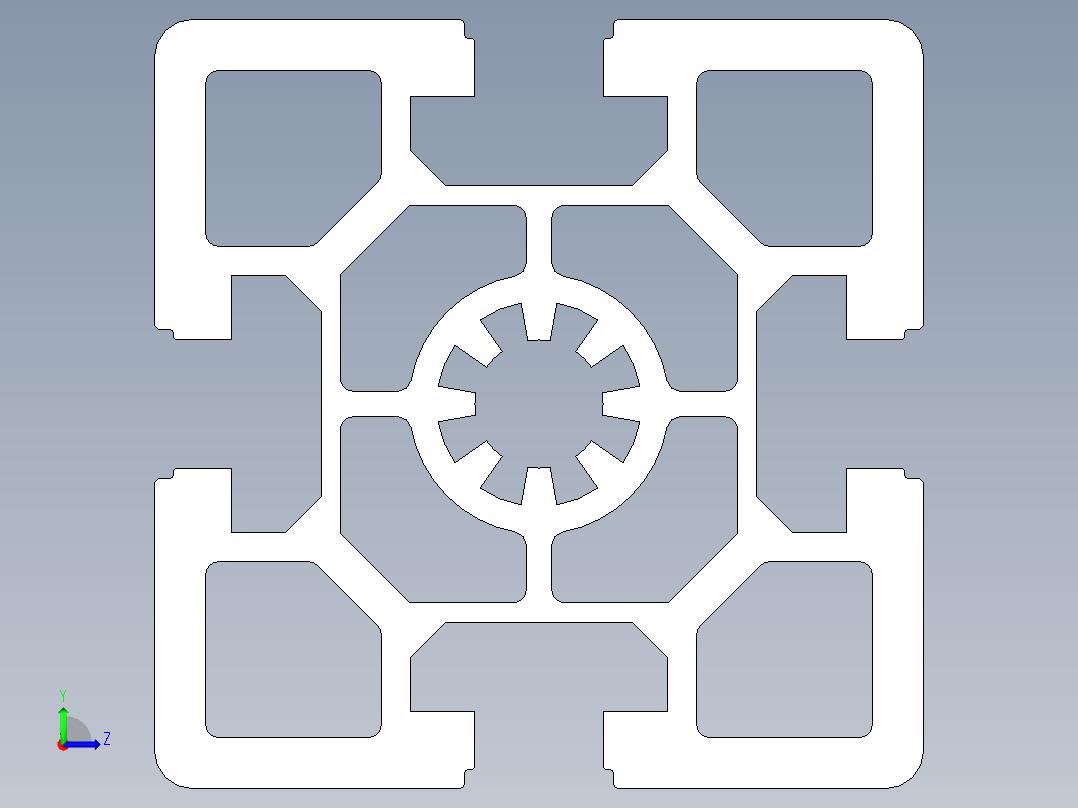 型材-BR 60X60 KJN990350.STEP左视图