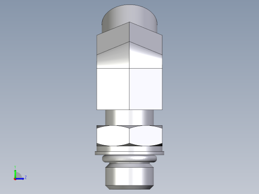 卡套式工业通用硬管接头EO_Adjustable_locknut_45_deg_elbow_VEE10LMOROMDCF左视缩略图