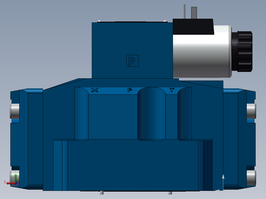 力士乐液压阀-4WEH_16-B后视图