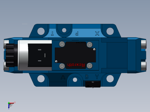 力士乐液压阀-4WEH_16-B俯视缩略图