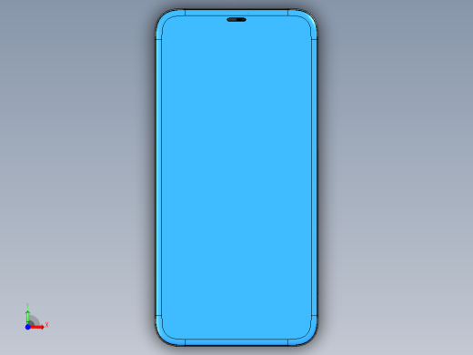 Iphone手机苹果11原版壳体结构图前视缩略图