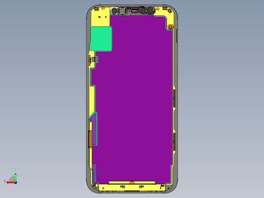 Iphone手机苹果11原版壳体结构图后视缩略图