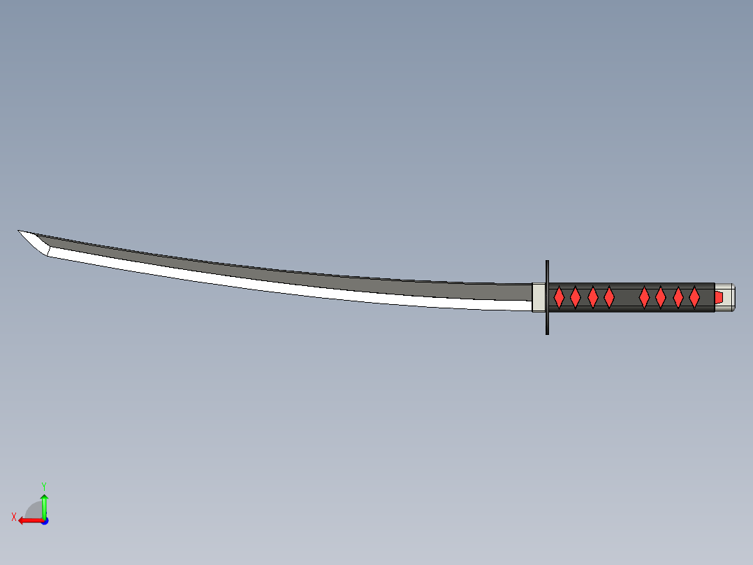 剑、宝剑(58)后视图