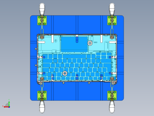 键盘外壳检测外长宽检具后视缩略图