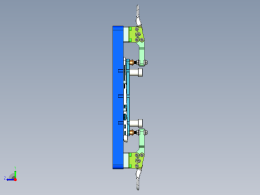 键盘外壳检测外长宽检具右视缩略图