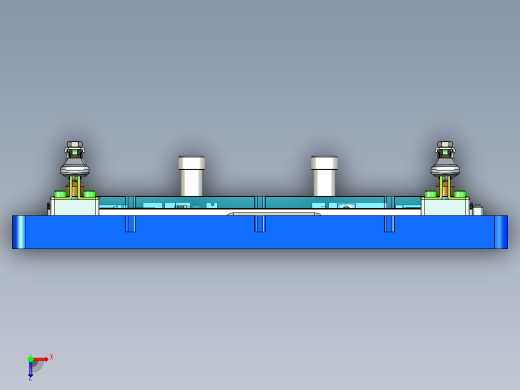 键盘外壳检测外长宽检具俯视缩略图
