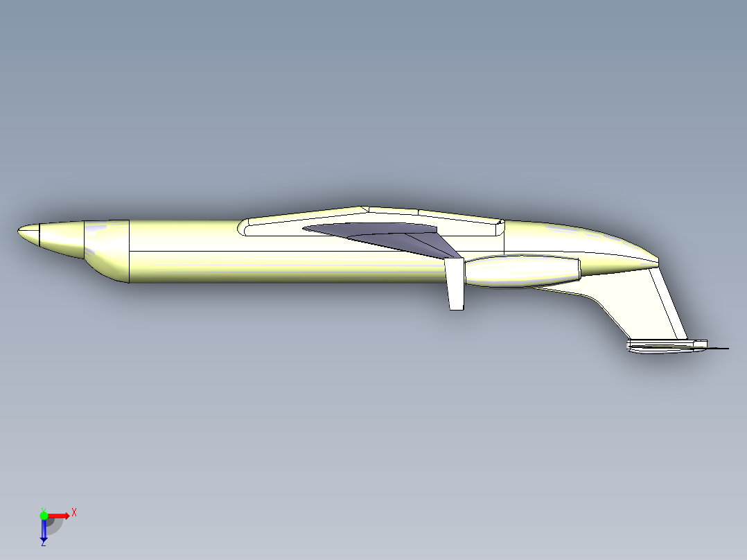 A2004394-EMBARER 135飞机俯视图
