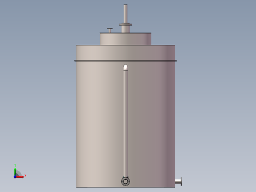 压力容积、餐厨垃圾热交换器前视缩略图