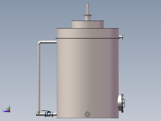 压力容积、餐厨垃圾热交换器右视缩略图