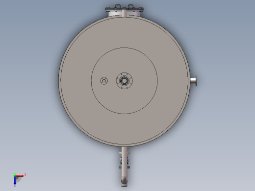 压力容积、餐厨垃圾热交换器俯视缩略图