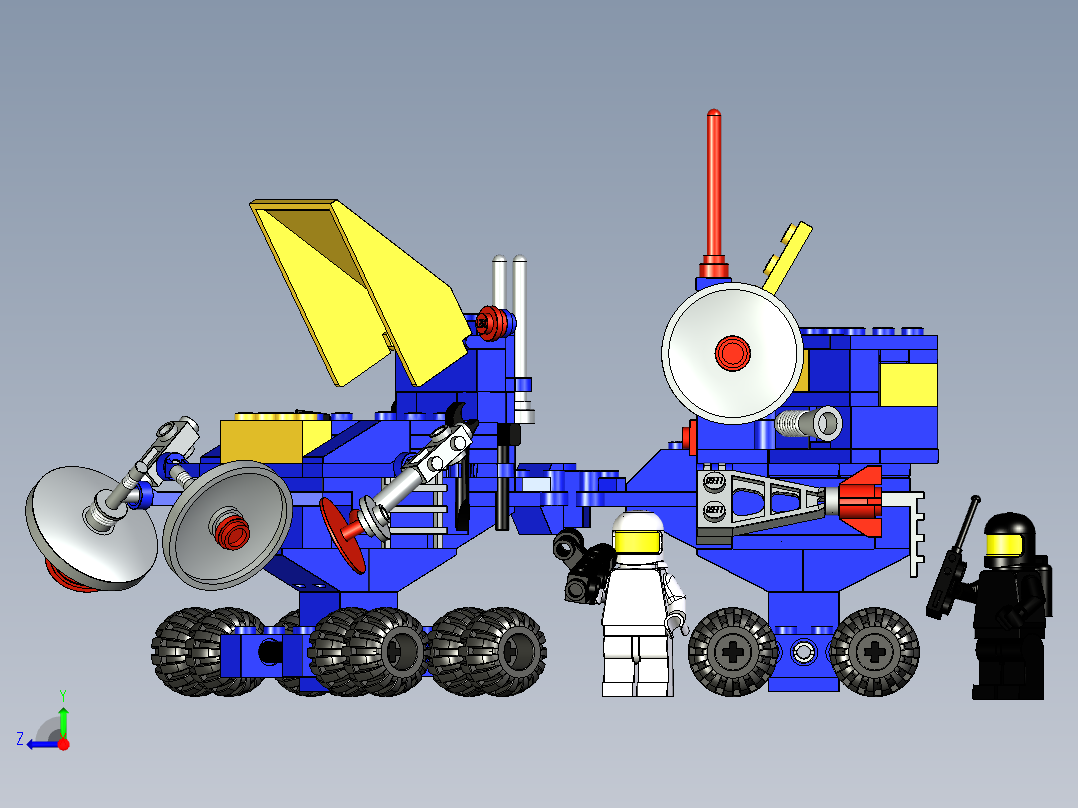 A3003953-乐高积木 6928 铀搜索车右视图