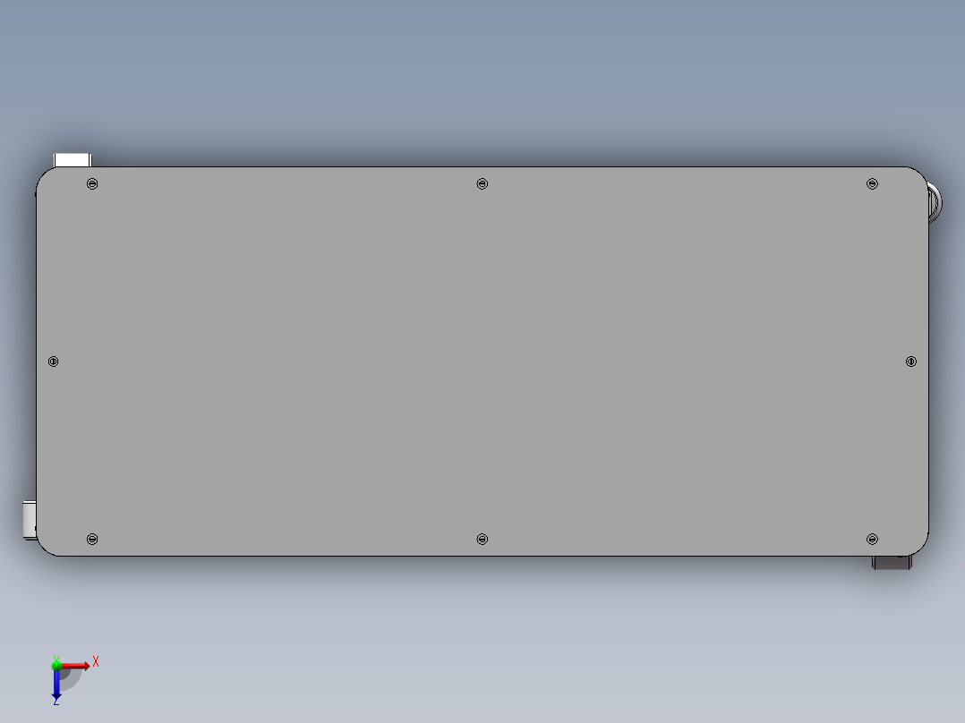 货架、可移动工作台架俯视图
