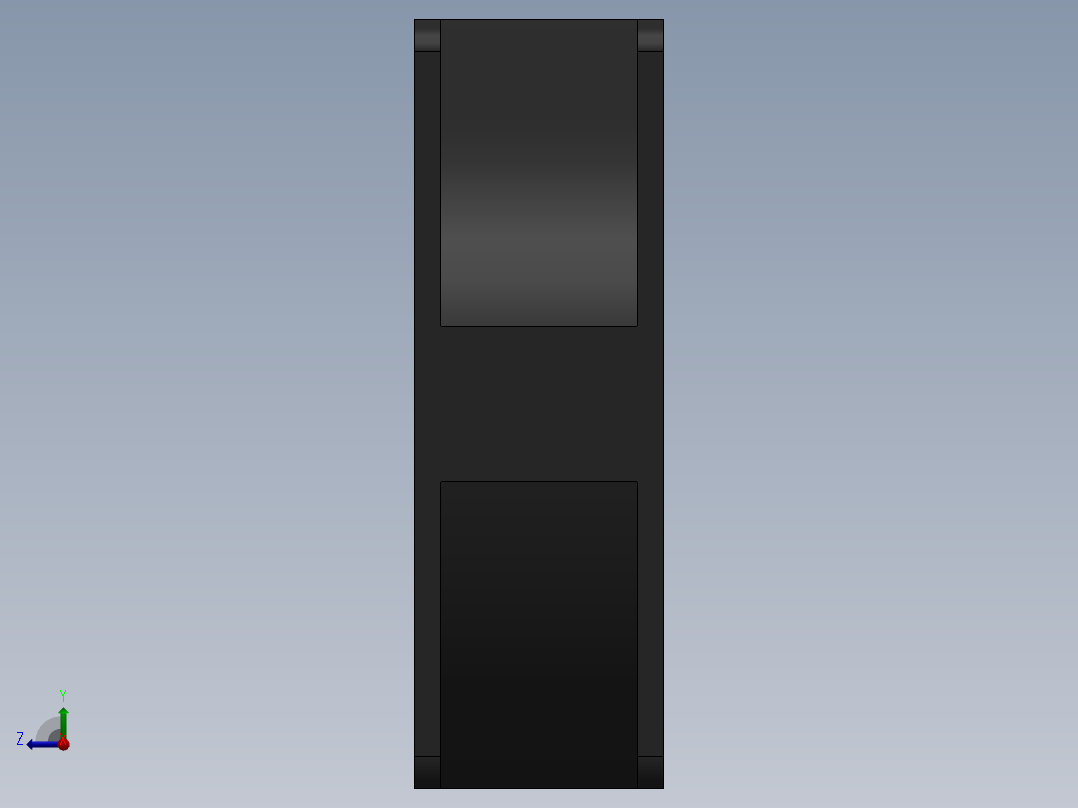 高冷排气风扇 12A230HSAC R1右视图