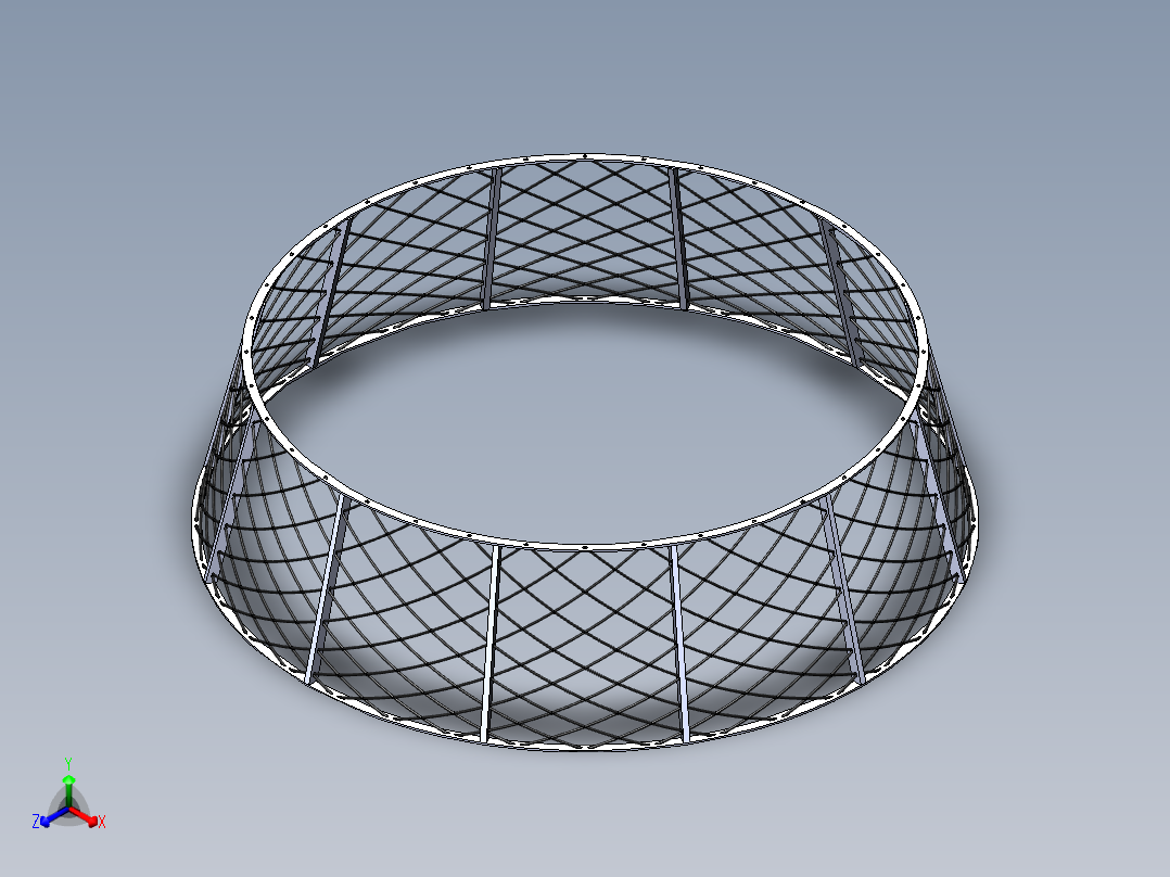 卫星、空间站(14)正等轴测图