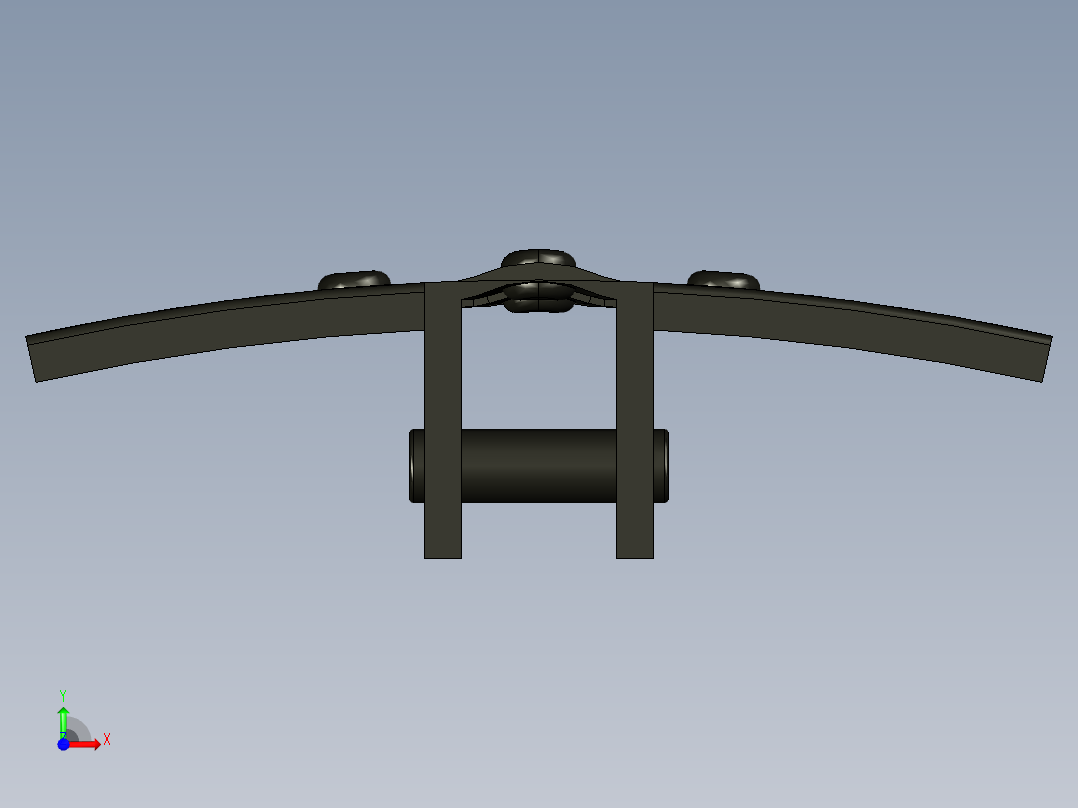 B2005275-美国M-1943挖壕工具军用铲子前视图