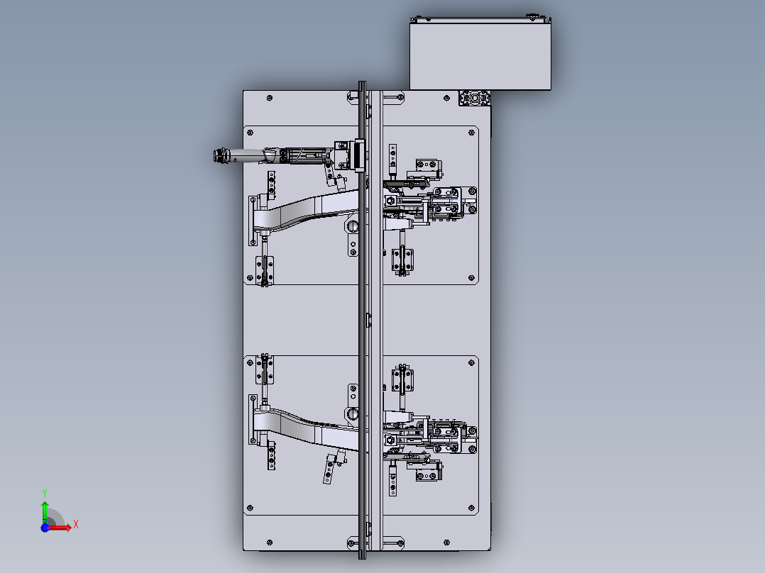 福特（汽车）组装自动拧螺丝机  STP格式前视图