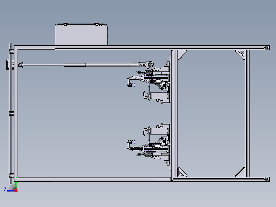 福特（汽车）组装自动拧螺丝机  STP格式右视图