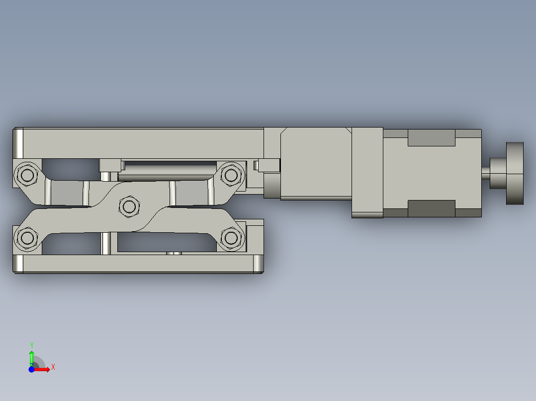 电动60升降台（非线性升降型，适合A到B点移动）前视图