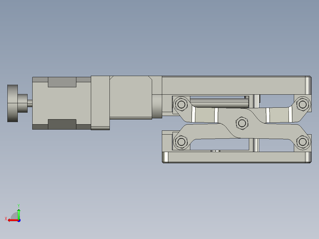 电动60升降台（非线性升降型，适合A到B点移动）后视图