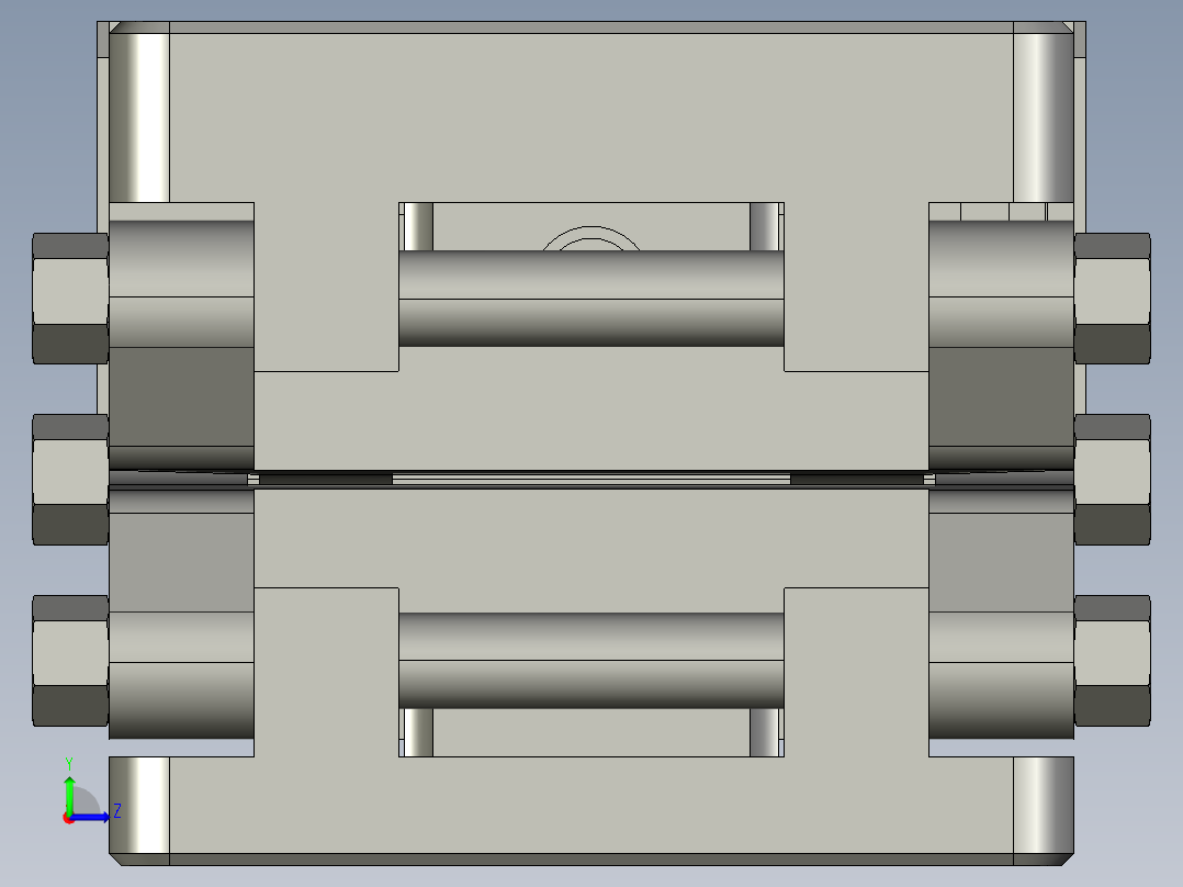 电动60升降台（非线性升降型，适合A到B点移动）左视图
