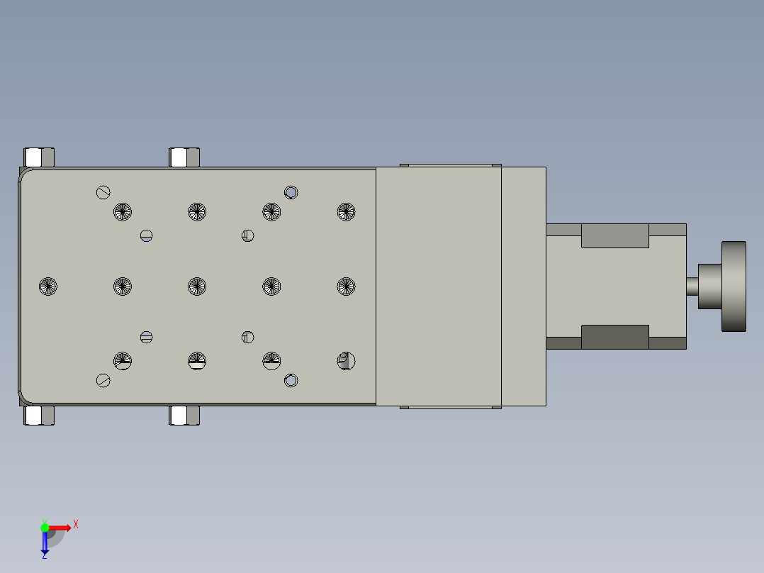 电动60升降台（非线性升降型，适合A到B点移动）俯视图
