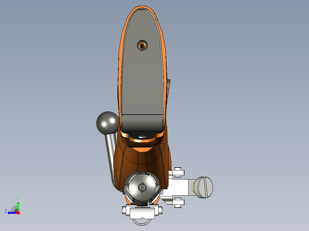 手枪左轮冲锋枪老式狙击步枪设计3D图纸M1891 Sniper STP右视图