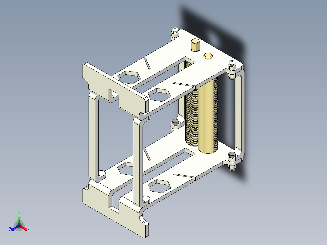 手动烟草切割机主视图