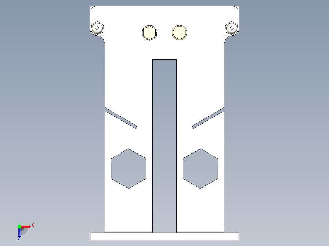 手动烟草切割机俯视图