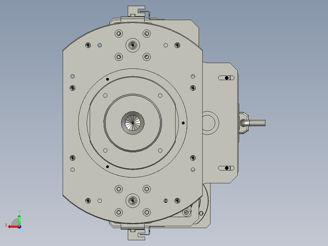 YWP200K4-04-02-00隔膜放卷组件后视图