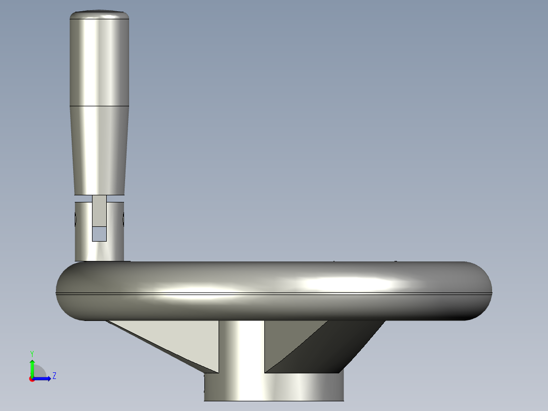 HAN66-D125-d12手轮左视图