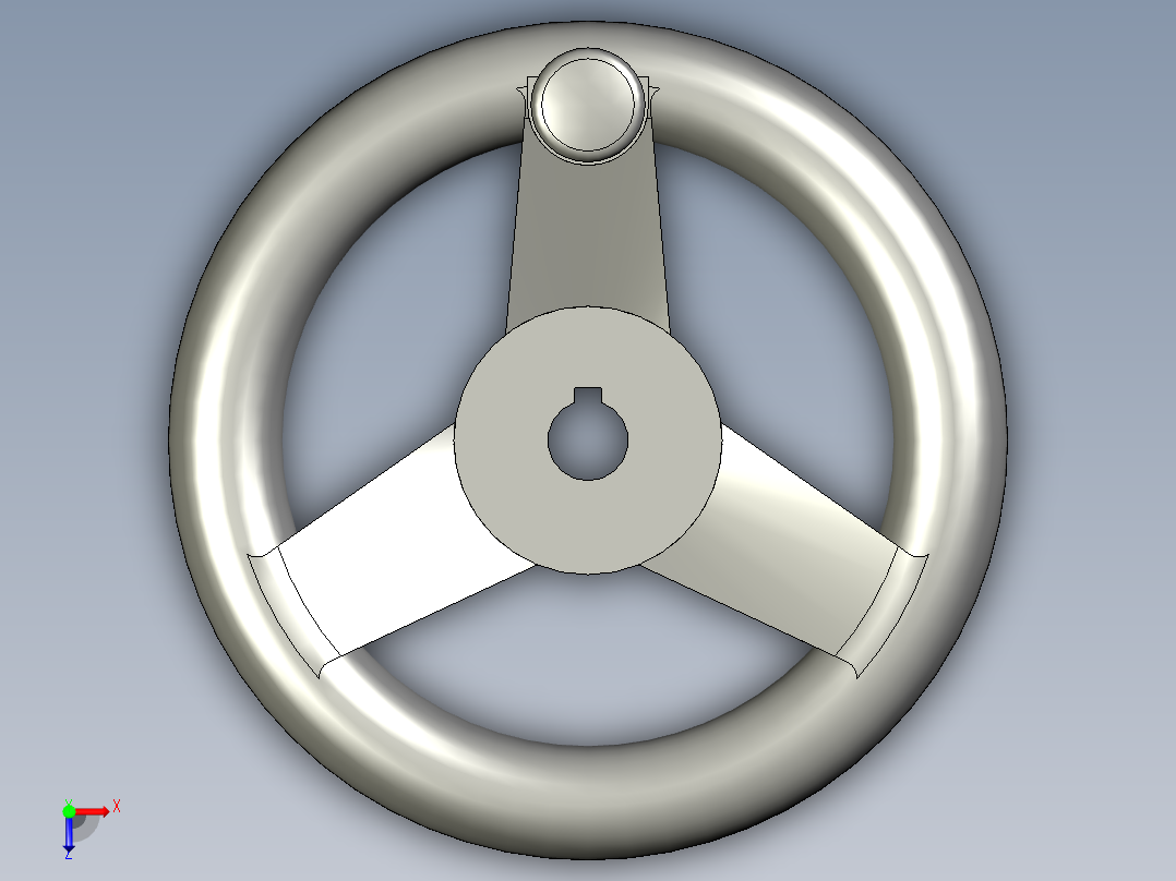 HAN66-D125-d12手轮俯视图