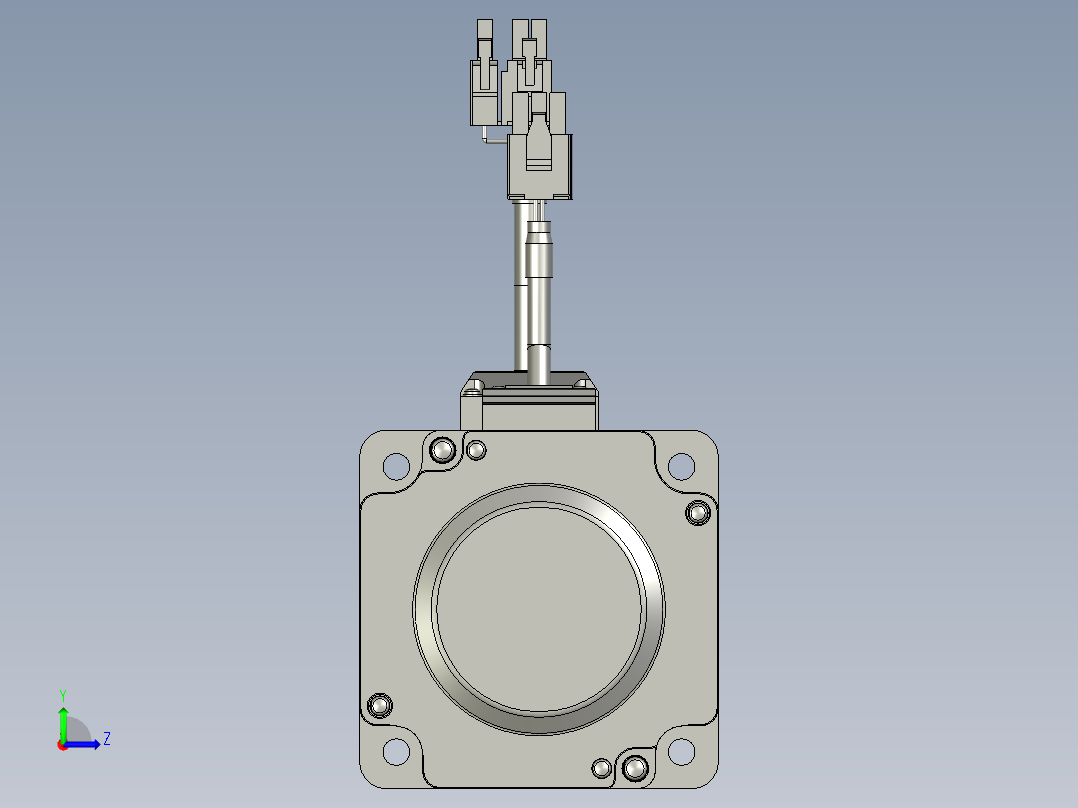 S-松下伺服电机MHMF082L1V2M左视图