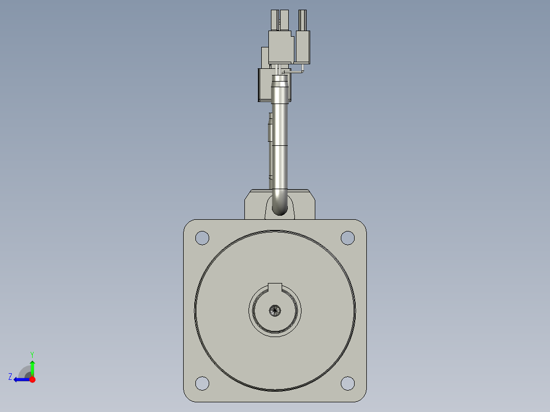 S-松下伺服电机MHMF082L1V2M右视图