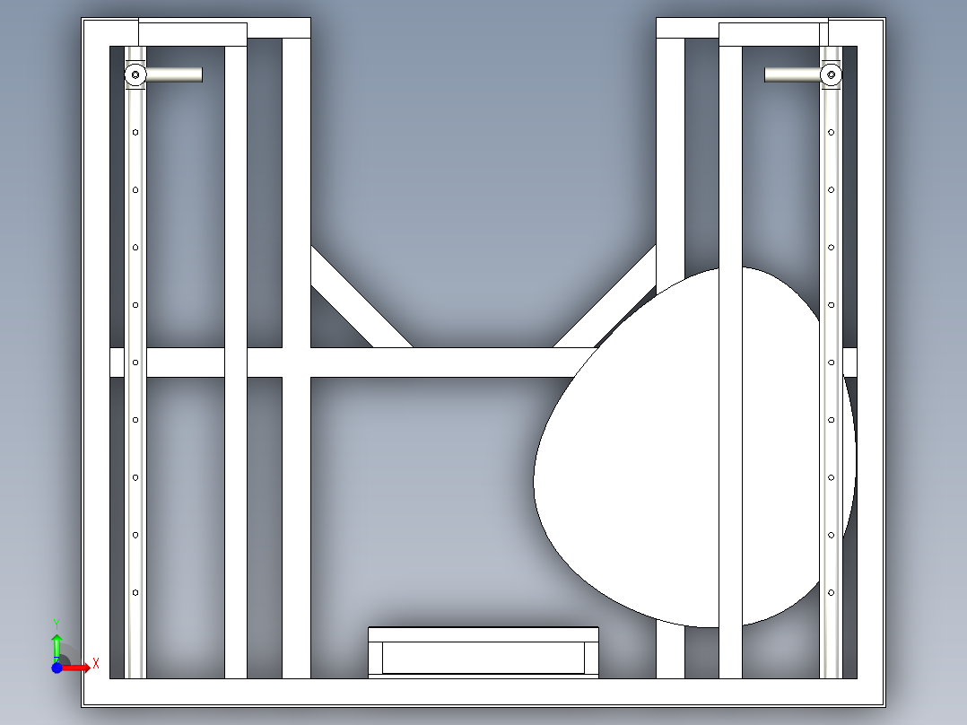 X77周转器具前视图