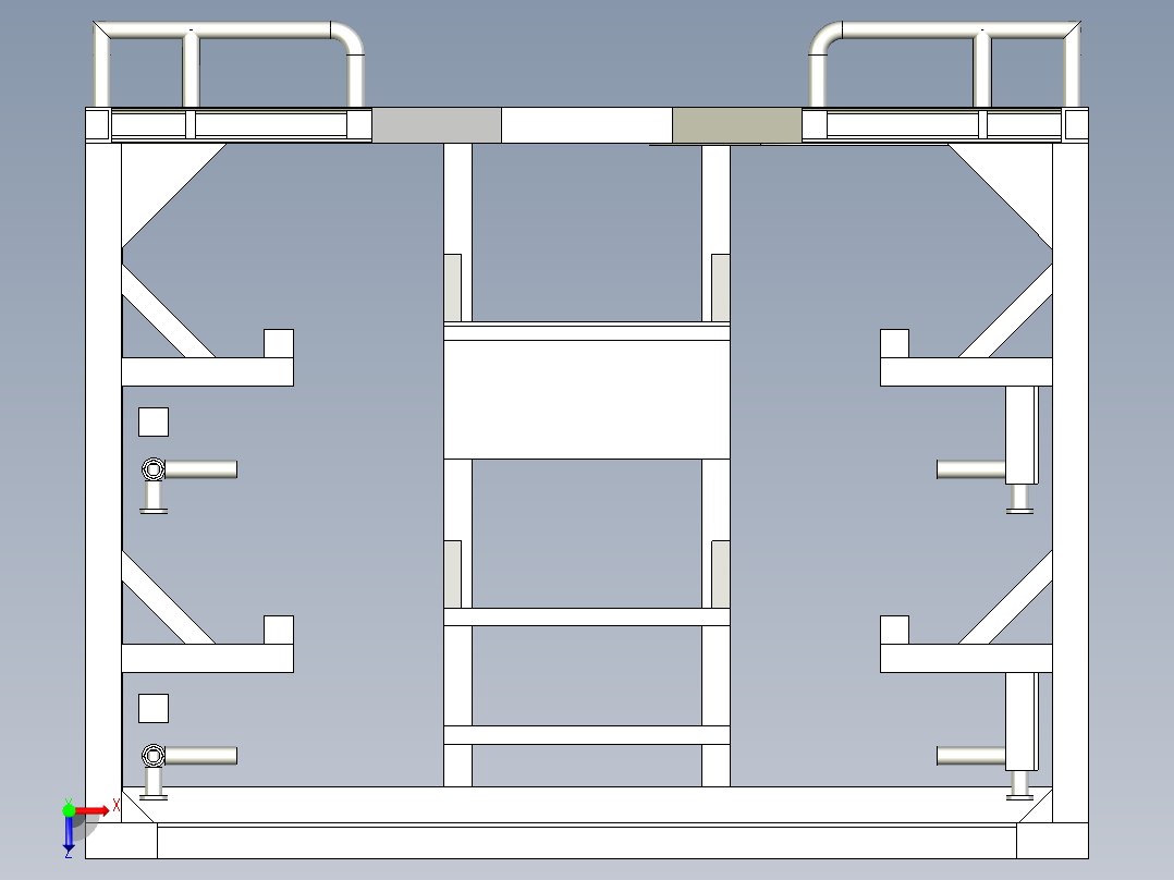 X77周转器具俯视图