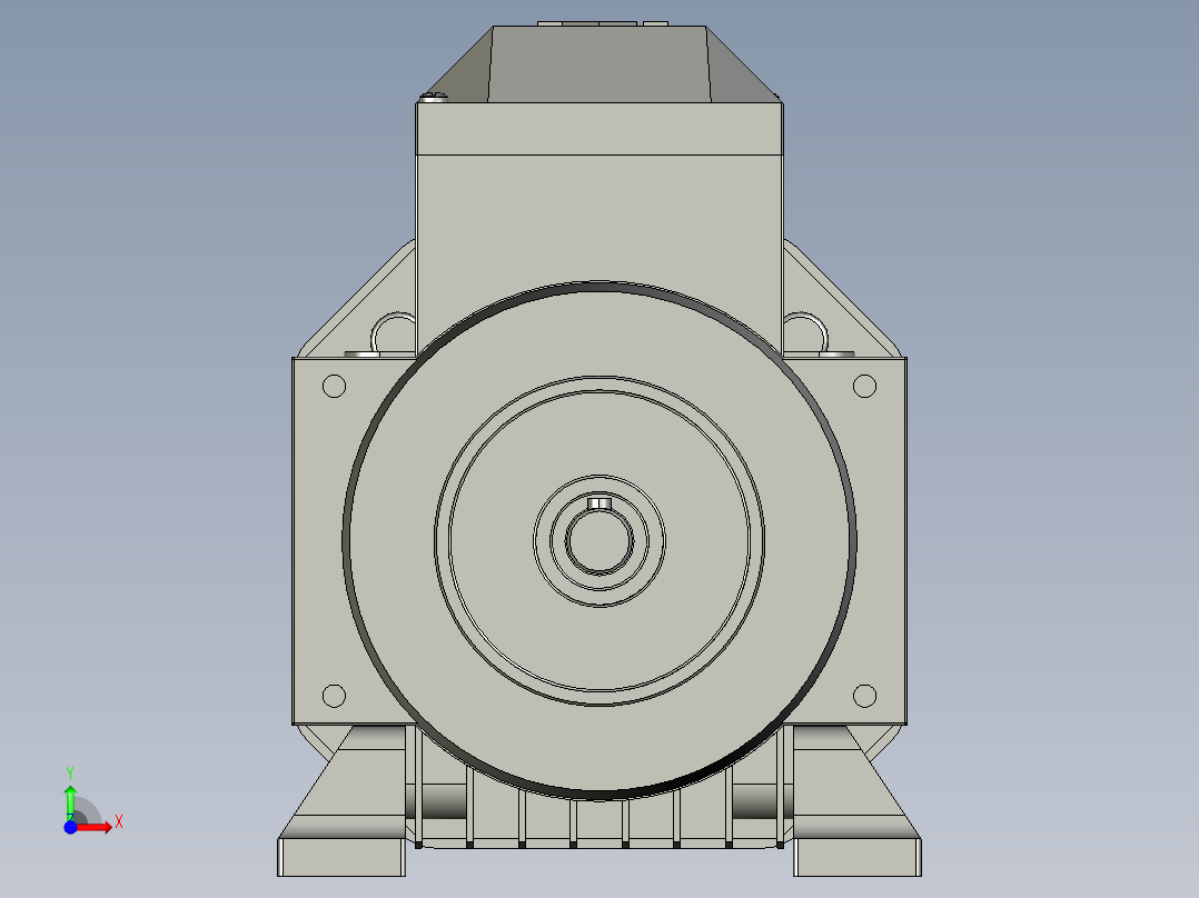 IMB3H56-90通用电机YS-711-2-B3前视图