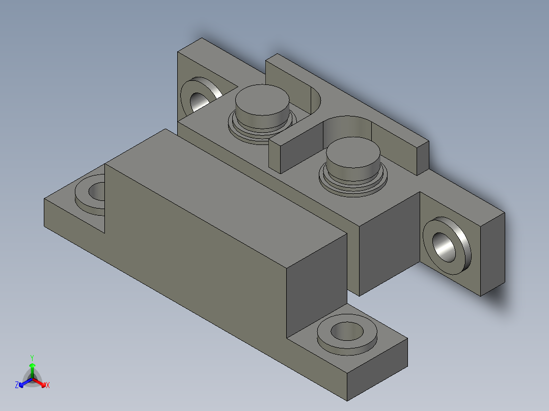 磁性开关-GLS-1(OMRON)正等轴测图