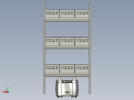 AGV移动货架后视缩略图