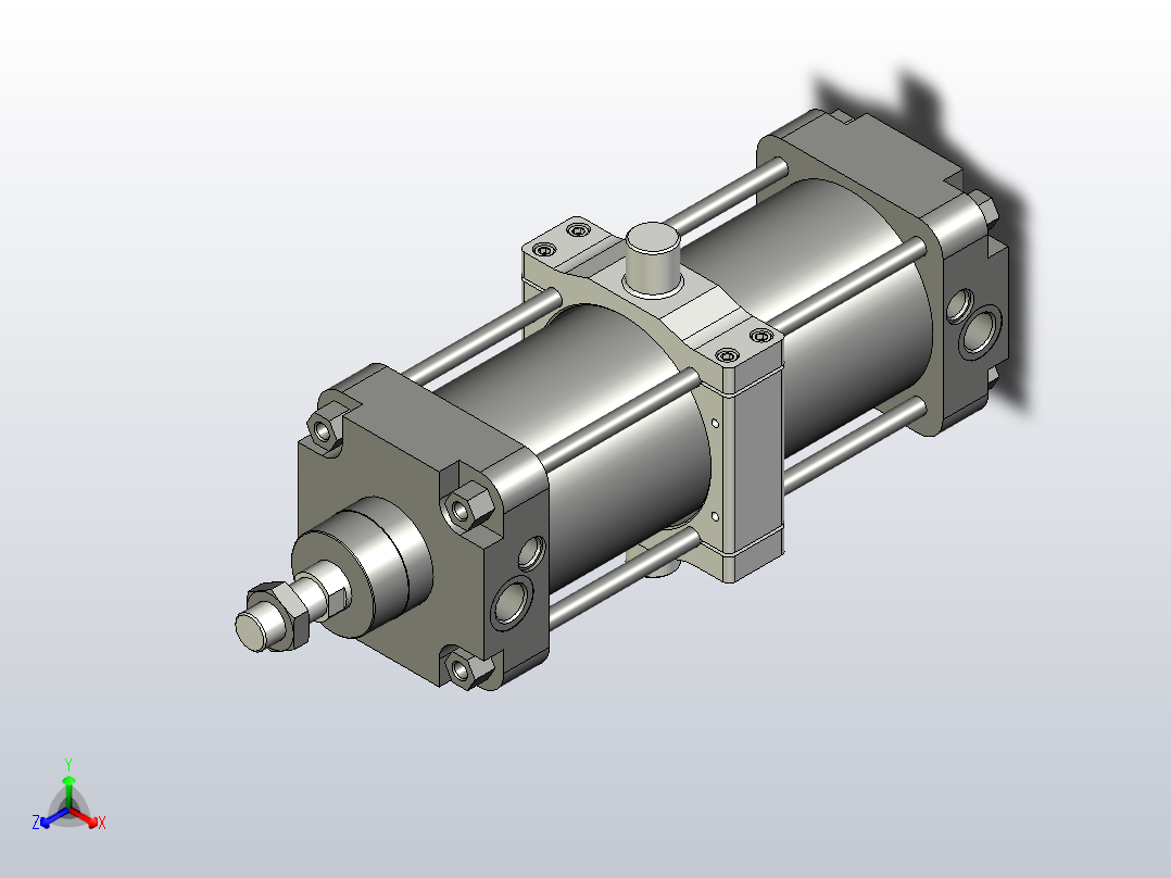 FESTO气缸DNGZK-100-200-PPV-A---_asm_0_220_正等轴测图