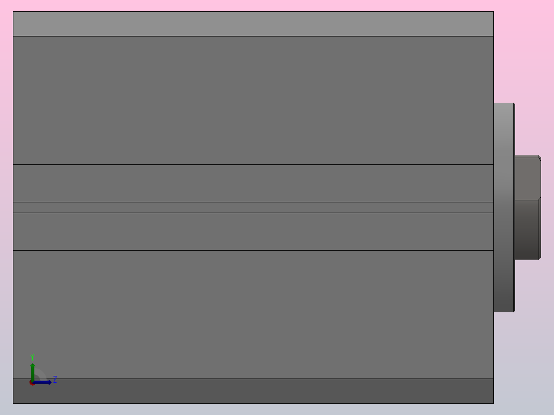SDA系列薄型气缸[SDA 63×50S]左视图