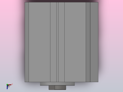 SDA系列薄型气缸[SDA 63×50S]俯视缩略图