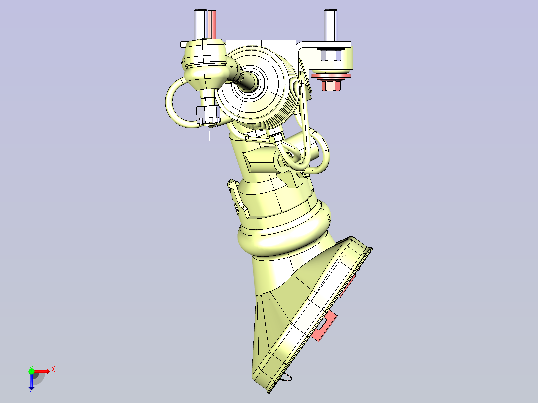 吉利-帝豪EV450-底盘零件-Steer System HPS俯视图