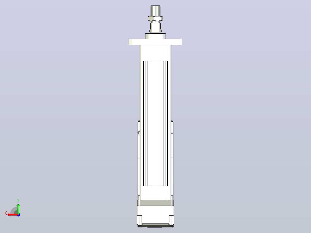 轻载电动缸TPA-ESR40-1210C-L100-MR-FA-W-P40-C3后视图